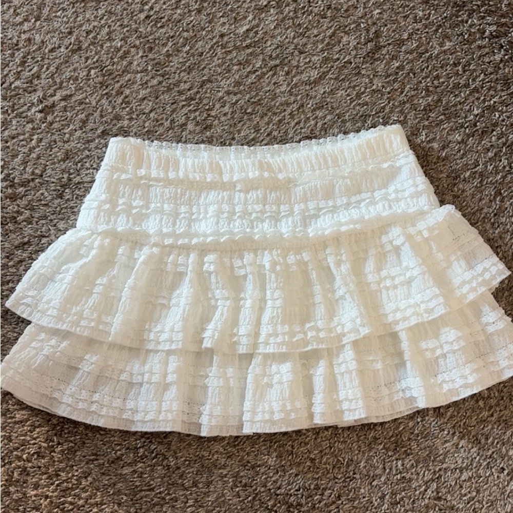 American Threads White Skirt